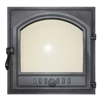 Дверца K505 топочная 410х410 со стеклом, герметичная (FireWay)