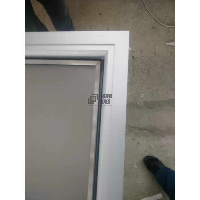Фотография Комплект алюминиевых наличников для дверей в хамам (АРТА)