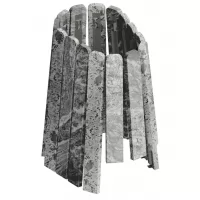 Комплект облицовки Stone Серпентинит для печей Cometa Vega 350 Window Max (Grill'D)