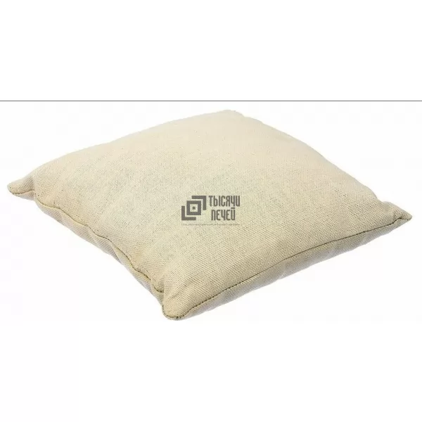 Подушка с кедровой стружкой, 40 х 40 см, мешок лен (Красота Бани) ОТКЛ