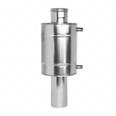 Бак для подогрева воды (теплообменник) 8 л, d-115, сталь AISI 439, 0,8 мм (Дымок)