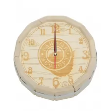 Часы "Бочонок", логотип в центре