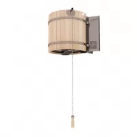 Обливное устройство ЛИВЕНЬ МИНИ 36л с деревянным ограждением, сосна (Инжкомцентр ВВД)