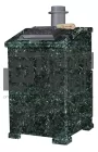 Изображение Чугунная печь для бани GFS ЗК-30 (П) в облицовке Президент Серпентинит (КОМПЛЕКТ) (Техно Лит) до 30 м3