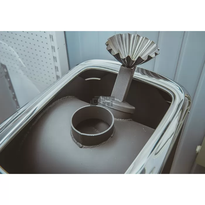Фотография Печь для бани ГЕЙЗЕР 2014 INOX ВИТРА с теплообменником, терракота (TMF) 8-18 м3