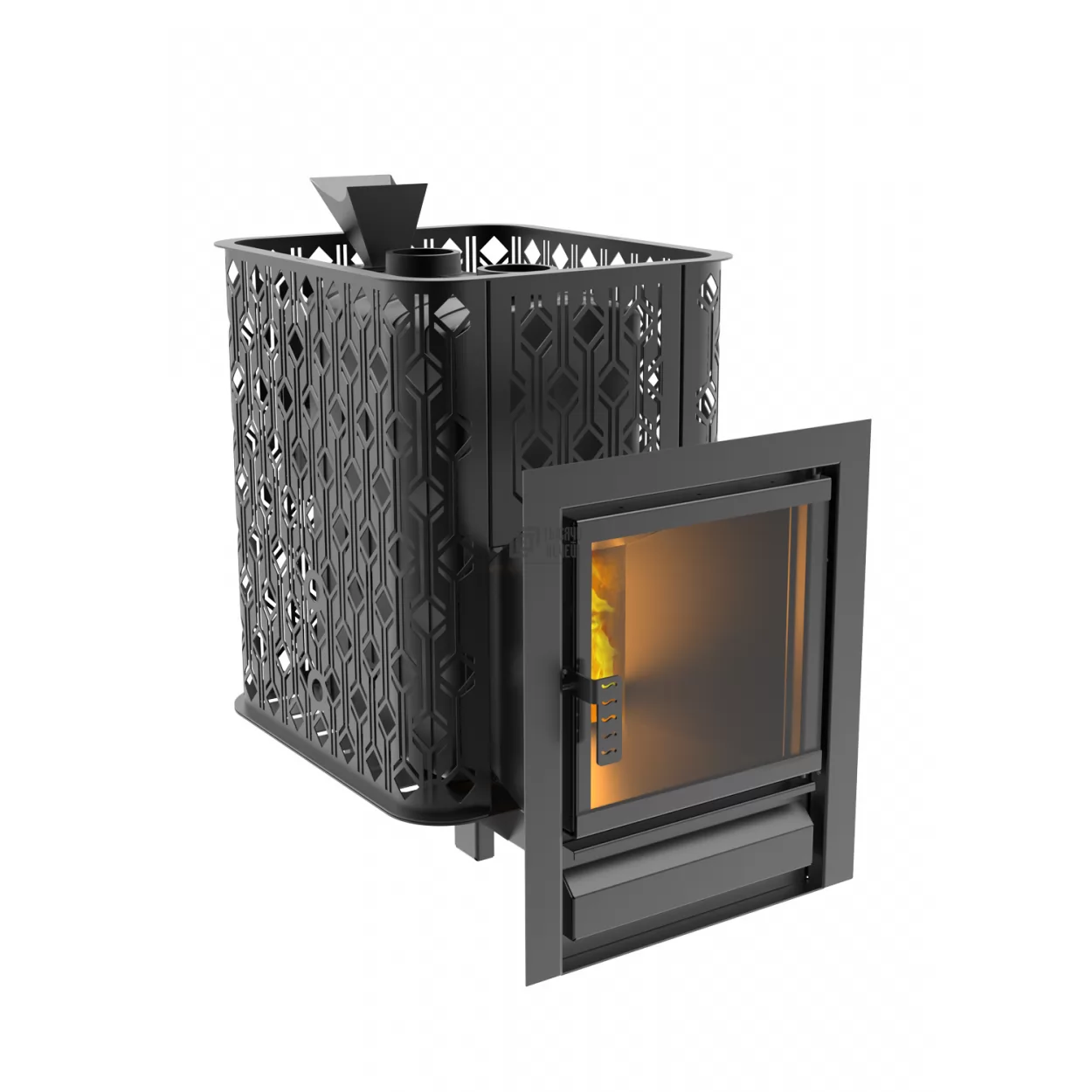 Чугунная печь для бани VERONA 18 с закр. кам. из нерж. AISI 304 (Black  Stove) до 18 м3 купить по цене 73 400 руб. в Екатеринбурге | 1000 Печей