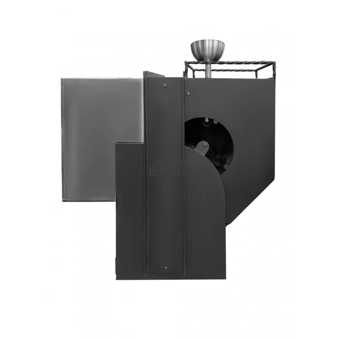 Изображение Печь для бани Делимая 426 ЗК с баком 65л, закрытая каменка, каминная дверца, конвектор, бак справа (Молов Сталь) 12 - 16 м3