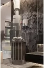 Фотография Печь для бани УСЛАДА КЕРАМА с каменкой Комби 20 с т.к. 250мм, с чугунной панорамной дверцей (Жара) 8 - 20 м3