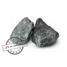 Камень для бани ГАББРО-ДИАБАЗ колотый (мешок) 20 кг