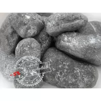 Камень для бани ХРОМИТ галтованный (ведро) 15 кг (Россия)