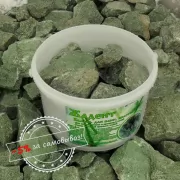 Превью Камень для бани ЖАДЕИТ УРАЛЬСКИЙ колотый (ведро) 20 кг (Россия)