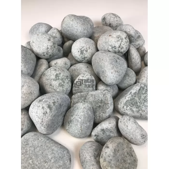 Камень для бани ЖАДЕИТ ХАКАССКИЙ СТАНДАРТ, галтованный, мелкая фракция (мешок) 10 кг (Россия) ОТКЛ - фото, отзывы