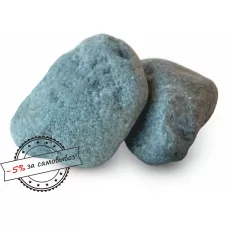 Камень для бани РОДИНГИТ обвалованный (коробка) 20 кг (Россия)