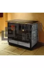 Печь-плита THERMO MAGNUM PLUS 4D L S, талькохлорит, с теплообменником, левая духовка (MBS) 320 м3 - фото товара