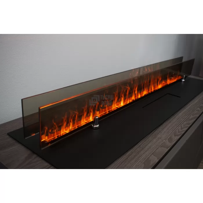 Прозрачное стекло Bronze для 3D FireLine 600 и HUGO 26 (Schones Feuer) - фото, отзывы