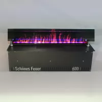 Превью Непрозрачное стекло Black Lacobel для 3D FireLine 1200 (Schones Feuer)