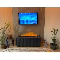 Превью Электрический паровой камин 3D FireLine Base 1000 Classic + Blue (Schones Feuer)