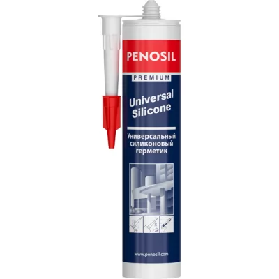 Герметик силиконовый бесцветный универсальный, 310 мл, шт (Penosil)
