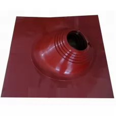 Манжета кровельная №2 PRO силикон, угловой, D=180-280, алюминиевый 600х680 мм, красный (Мастер-флеш)