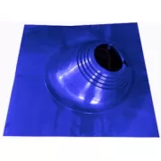 Манжета кровельная Мастер Флеш №2 силикон, угловой, D=180-280, алюминиевый окрашенный фланец 600х680 мм, синий