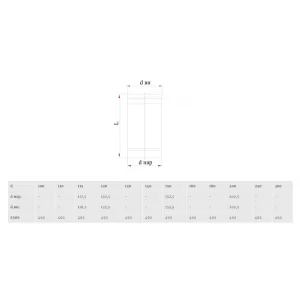 Превью Труба одностенная d=160, L=250, AISI 439, 0,8мм (Дымок)