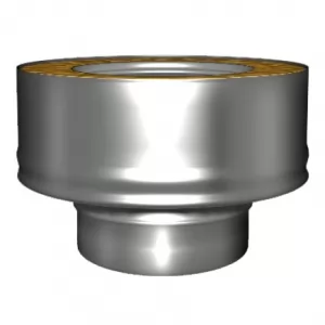 Переходник Моно-Термо, D=115/215, оцинкованный, AISI 321/ОЦ 0,5/0,5мм (Вулкан)