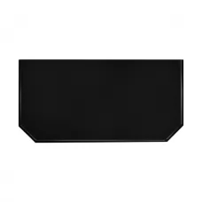 Притопочный лист VPL063-R9005, 400Х800мм, чёрный (Вулкан)