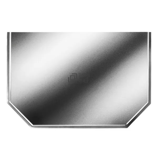 Притопочный лист VPL062-INBA, 500Х1000мм, зеркальный (Вулкан)