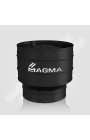 Оголовок-дефлектор Magma d=130/230, AISI 439/ОЦ, цвет чёрный муар, 0,8/0,5мм (MAGMA)