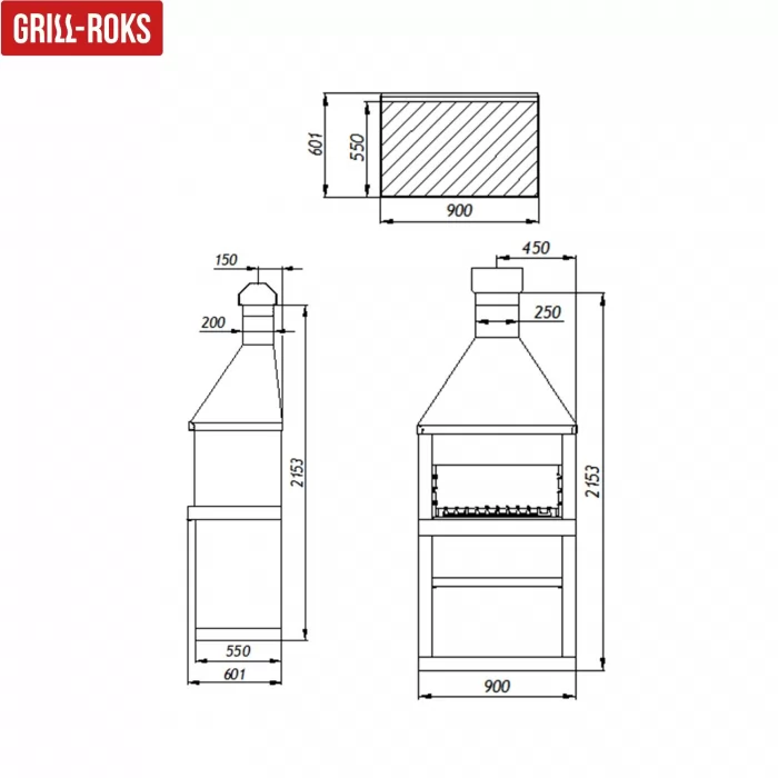 купить Модуль печь-барбекю (жаровня) Stella XL (Grill-Rocks) SALE