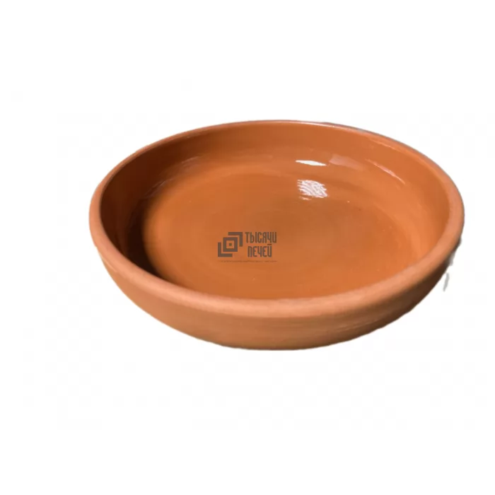 Сковорода глиняная Кеци средняя, прозрачная глазурь внутри, D=260 мм (ТП) - фото товара