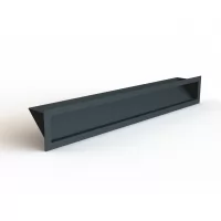Вентиляционная решётка-диффузор LOFT X600 600х90, чёрная (Компакт)
