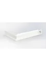 Вентиляционная решётка-диффузор LOFT 600х400 угловая правая, белая (Компакт)