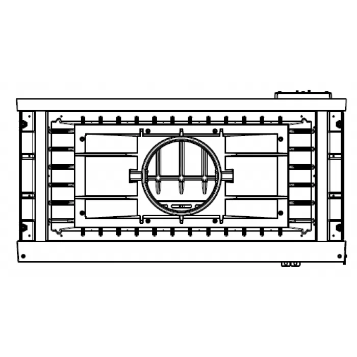 Чугунная топка LCI 9 GF CL с шибером (Liseo Castiron) 16 кВт - фото товара