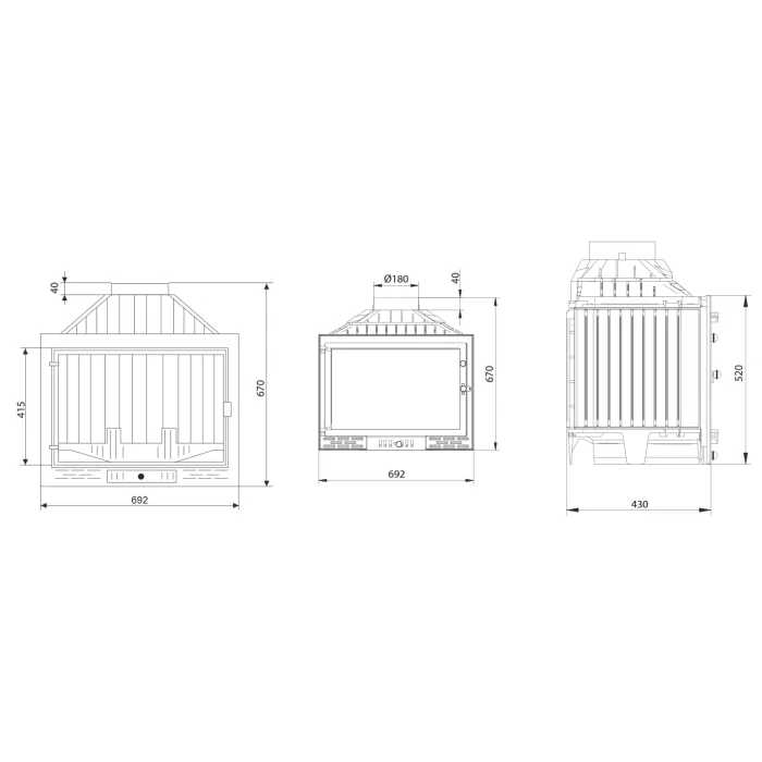 Фотография Чугунная топка FG20 (Ferguss)