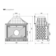 Превью Чугунная топка W1 (KAWMET) 18 кВт ОТКЛ