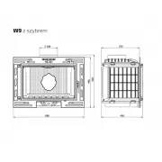 Превью Чугунная топка W9a EKO (KAWMET) 9,8 кВт ОТКЛ