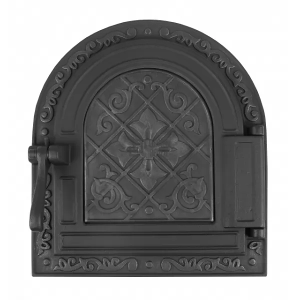Дверь топочная герметичная ДТГ-10 ОЧАГ 'Варвара' 250х290 RLK 9217, крашеная (Рубцовск-Литком)