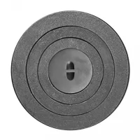 Плита чугунная круглая ПК.320, крашеная (РубЛит)