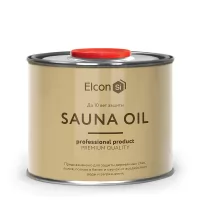 Масло для дерева полков в бане Elcon Sauna Oil, 0,5л, бесцветное, 1/24 (Elcon)