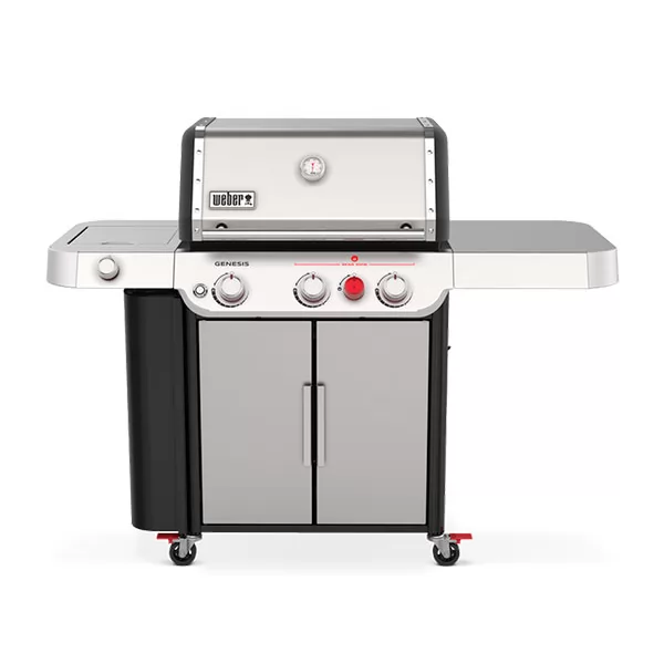 Газовый гриль WEBER Genesis S-335 - Stainless steel, 68х48 см (Weber)