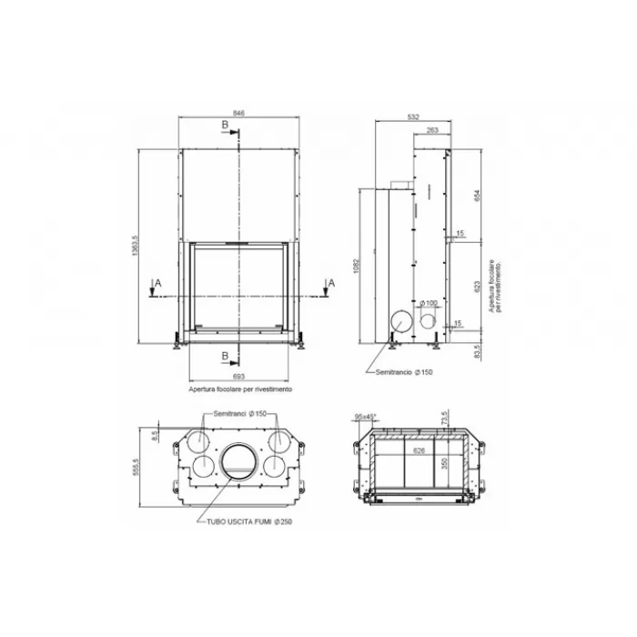 Фотография Каминная топка MCZ Forma 75 (MCZ) 11,1 кВт