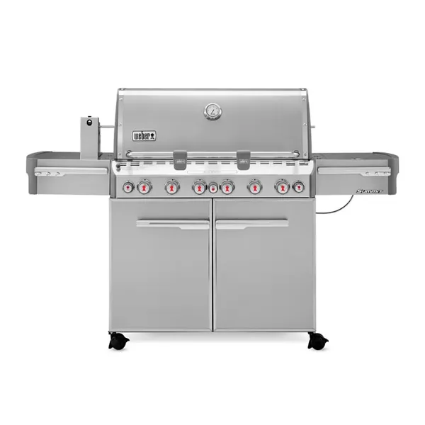 Газовый гриль WEBER Summit S-670 GBS - Stainless steel, 80,5х49 см (Weber)